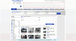 Desktop Screenshot of depozitpiese.ro